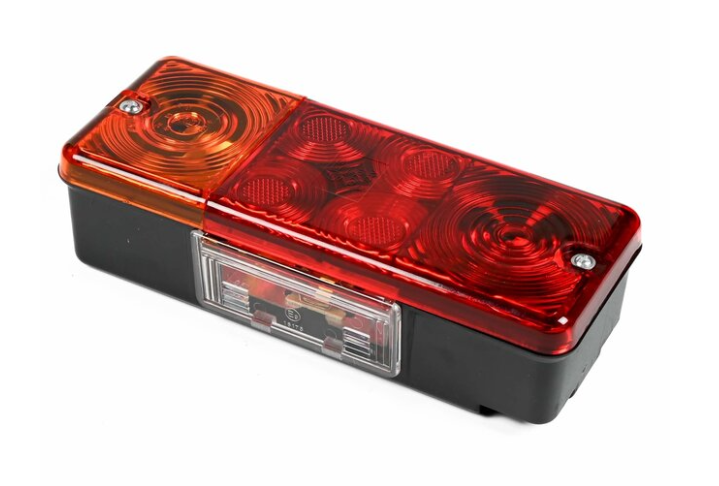 achterlicht 3 kamers 85x210x60m - achterlamp - achterlicht - aanhanger achterlamp