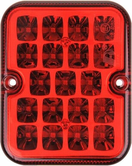 mistachterlicht led 12 volt 19x led - mistlamp - led mistlamp - mistachterlicht - mistachterlamp