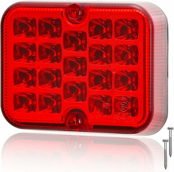 mistachterlicht led 12 volt 19x led - mistlamp - led mistlamp - mistachterlicht - mistachterlamp