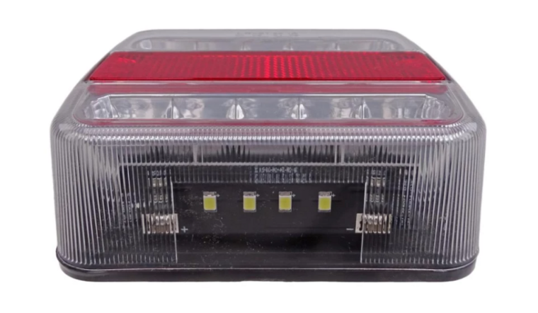 achterlicht led vierkant 14x led - ledlamp - led achterlicht - achterlamp - led achterlamp - aanhanger achterlamp