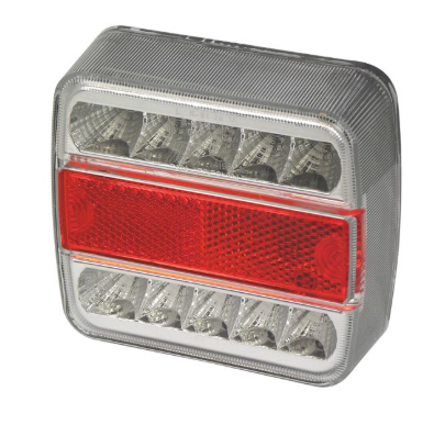 achterlicht led vierkant 14x led - ledlamp - led achterlicht - achterlamp - led achterlamp - aanhanger achterlamp