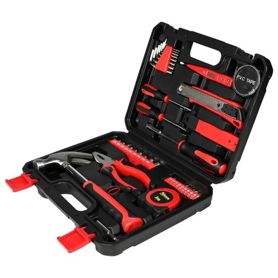 gereedschapsset 43 delig - gereedschapskoffer - handgereedschap set - benson