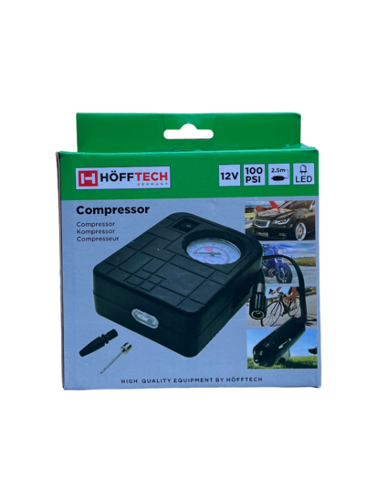 compressor 12 volt - compressor 100 psi - lucht compressor - hofftech