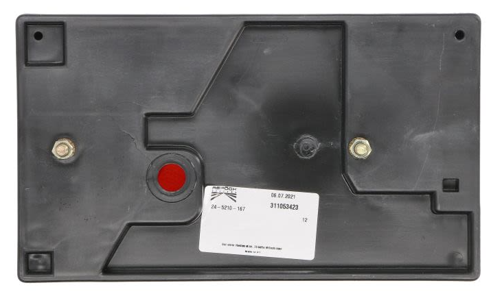 achterlicht multipoint 1 135x240mm 12 volt - links - achterlamp - achterlicht - aanhanger achterlamp