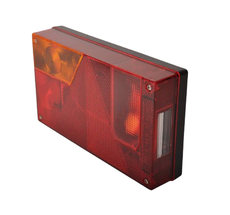 achterlicht multipoint 1 135x240mm 12 volt - links - achterlamp - achterlicht - aanhanger achterlamp