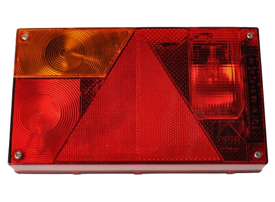 achterlicht multipoint 1 135x240mm 12 volt - links - achterlamp - achterlicht - aanhanger achterlamp