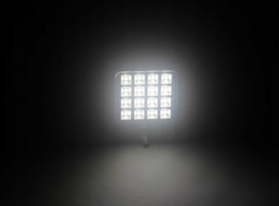 led werklamp 16x led 16w met schakelaar - werklamp - bouwlamp - lamp - werklicht - led werklamp