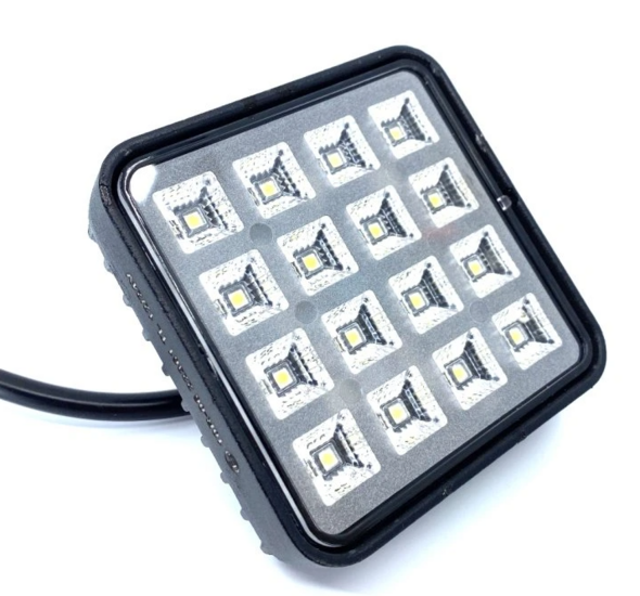 led werklamp 16x led 16w met schakelaar - werklamp - bouwlamp - lamp - werklicht - led werklamp