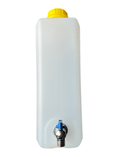 waterkan met metalen kraan 10 liter - water container - caravan kan - kampeerkan - opslagkan voor drinkwater