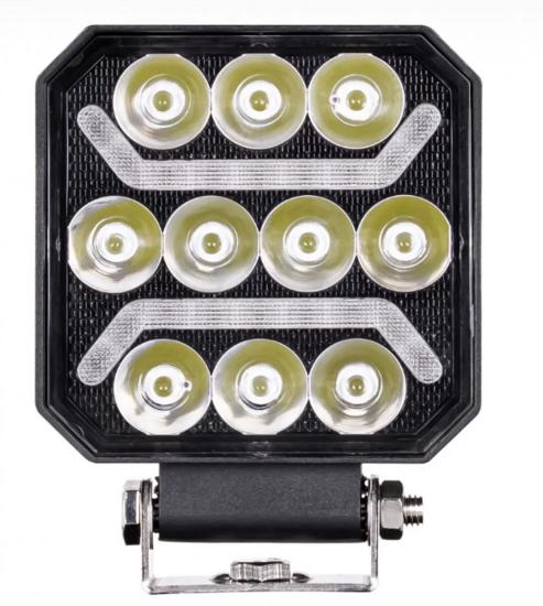 led werklamp 10x led + 2 led strips 15w - bouwlamp - werklamp - werklicht - ledlamp - lamp