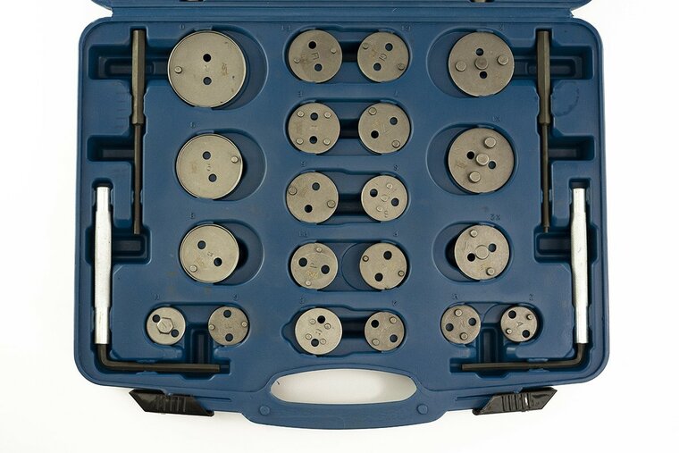 universele remterugdraaiset 50 delig - remcilinder terugdraaiset - remklauw demontage set - asta