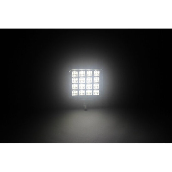 led werklamp 16x led 16w met schakelaar - werklamp - bouwlamp - lamp - werklicht - led werklamp