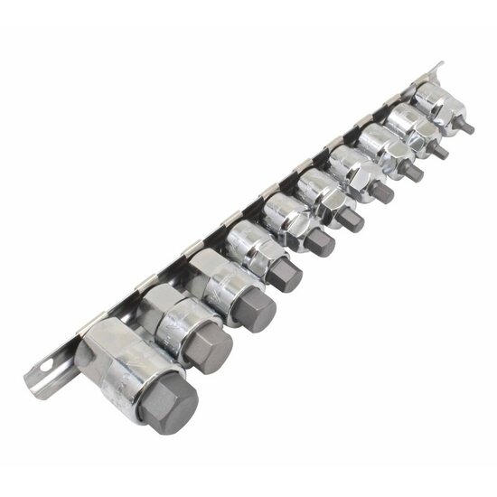 engelse inbus doppen set - inbus doppen 10 delig - inbusdop - inbusbit dop - asta