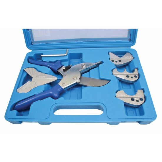 verstekschaar set 6 delig - plintenschaar - laminaatknipper - laminaatschaar - satra