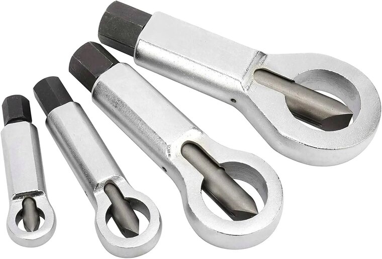 moersplitter 4 delig - moeren splijter - moerensplitter - moerbreker - satra