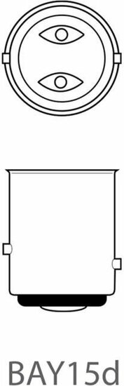 autolamp 12 volt 21/5w 2st wit - lamp - autolamp - gloeilamp - autoverlichting