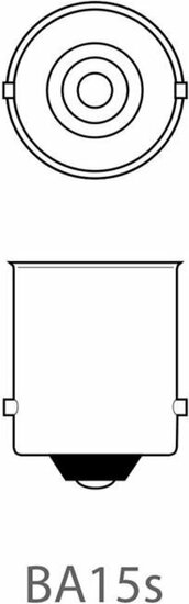 autolamp 12 volt 21w ba15s 2st - lamp - autolamp - gloeilamp - autoverlichting