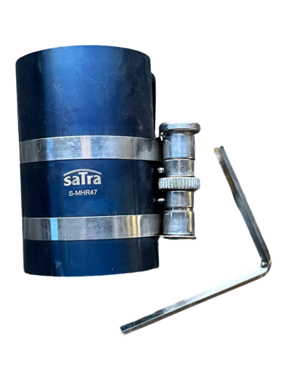 zuigerspanband - 60 tot 175 mm - zuiger montageklem - zuigerveer montageband - inclusief inbussleutel - satra