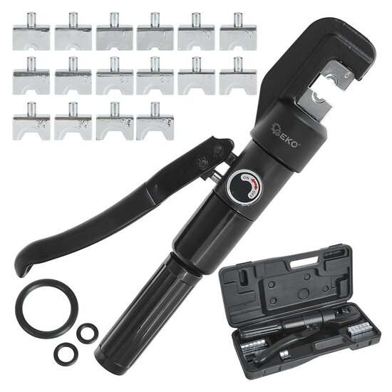 hydraulische kabelkrimptang 6t 4-70mm2 - krimptang - tang - perstang - geko