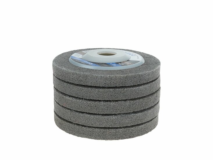 vlies polijstschijf 125 mm - polijstpad - polijstwiel - polijstdisk - geko