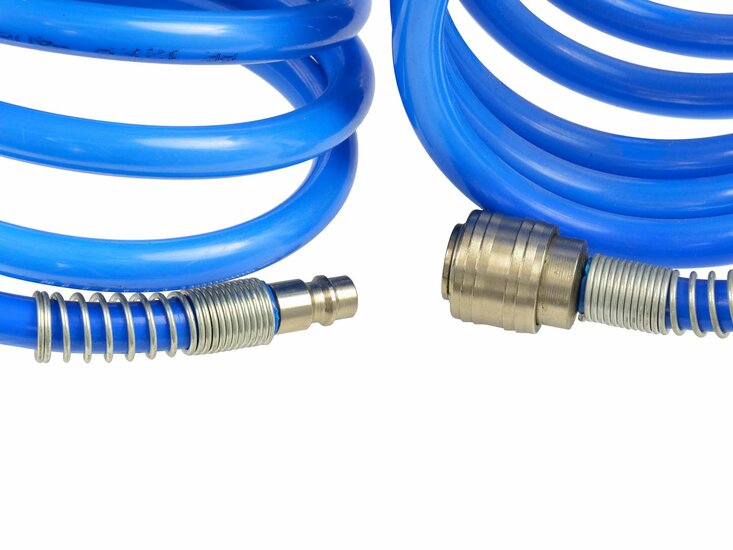 luchtspiraalslang 10 meter 8x12mm - slang - luchtslang - compressor slang - geko