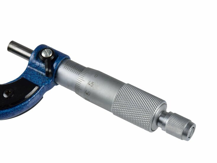 analoge micrometer schroefmaat 0 tot 25mm 0.01 - schroefmaat meter - meter - micrometer - geko