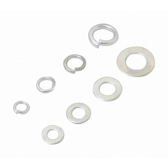 ringen en veerringen assortiment 250 delig - veer ringen - carrosserie ring - asta