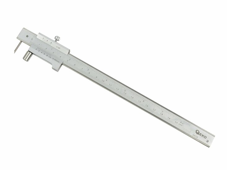 schuifmaat metaal met stift 200mm 0,05mm - meter - schuifmeter - geko