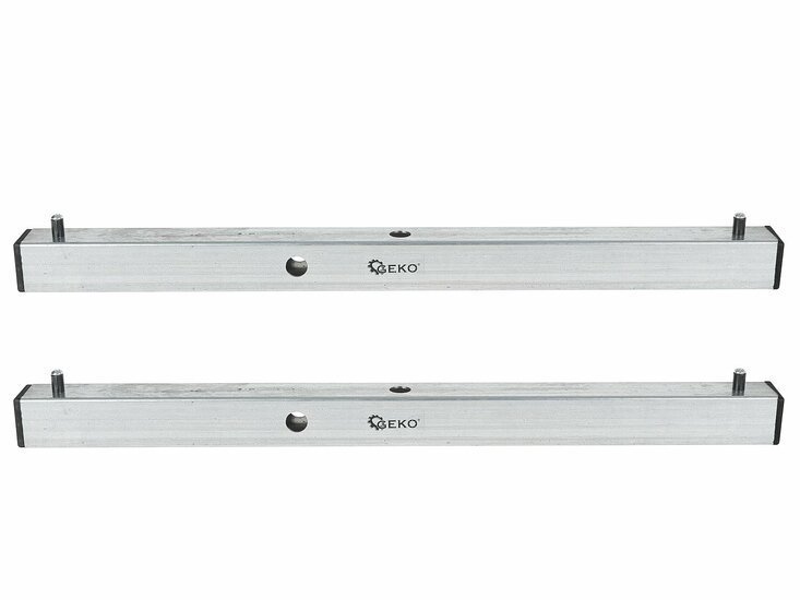 ladderklemset voor dakdragers - 2 delig - ladderhouders voor montage op dakdrager - inclusief sloten - geko