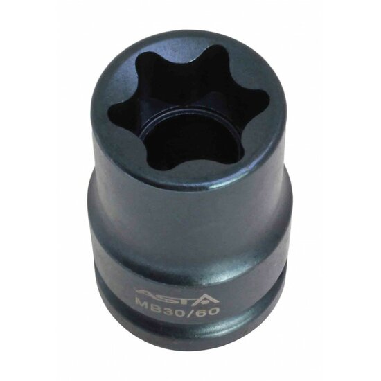 kracht torxdop e30 - impact torx - 3/4 duims - hoge dop - e-torxdop - asta