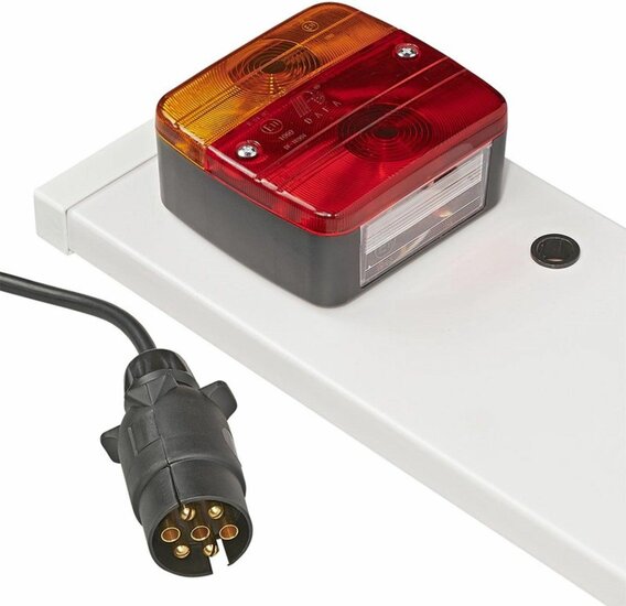 verlichtingsbalk 7 polig 1m kabel - verlichting - verlichting set - aanhanger verlichting 