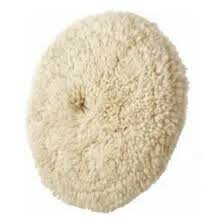polijspad - poetspad - wollen poets pad - 180 mm poets pad met klitterband