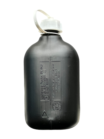 jerrycan 5 liter inhoud - flexibele tuit - kunststof benzinekan - brandstofkan - vloeistof kan