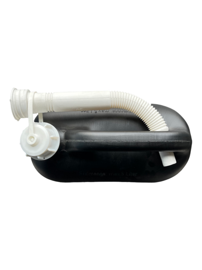 jerrycan 5 liter inhoud - flexibele tuit - kunststof benzinekan - brandstofkan - vloeistof kan