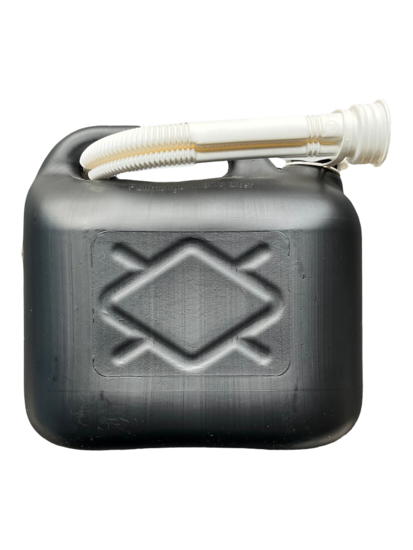 jerrycan 5 liter inhoud - flexibele tuit - kunststof benzinekan - brandstofkan - vloeistof kan