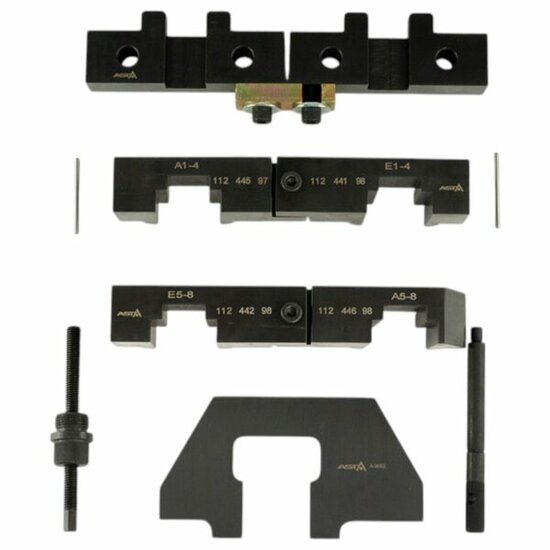 bmw tmingset - m40 - m42 - m50 - m60 - m62 - m70 - nokkenas uitlijngereedschap set - asta