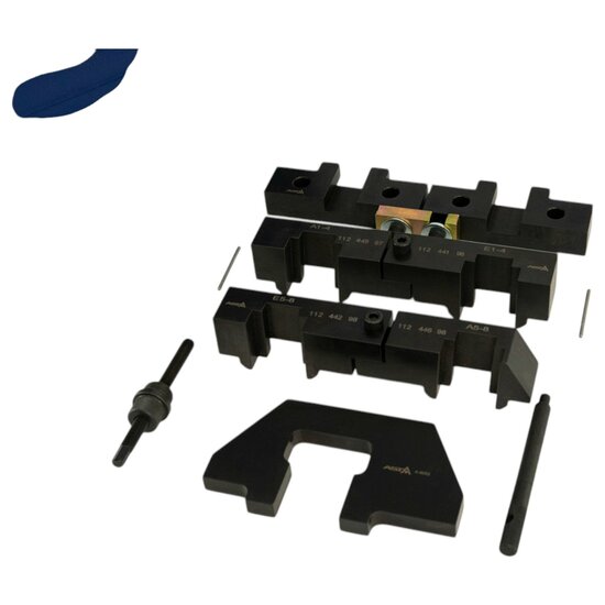 bmw tmingset - m40 - m42 - m50 - m60 - m62 - m70 - nokkenas uitlijngereedschap set - asta
