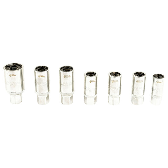 draadeinden uitdraaierset - 7 delig - bout verwijder set - tapeind uitdraai gereedschap - asta