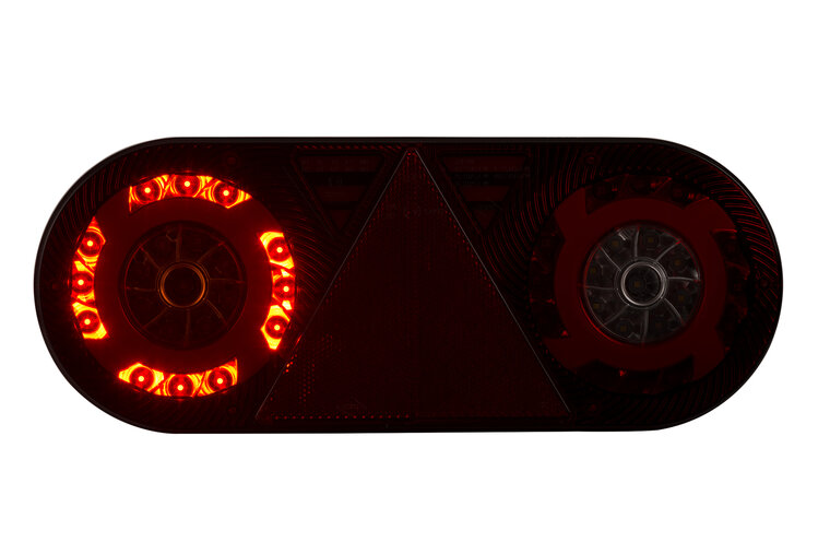 multifunctionele led achterlicht links - 12/24 volt - achterlamp - achterlicht - aanhanger achterlicht - horpol