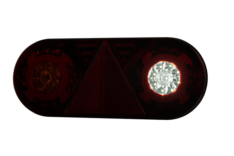 multifunctionele led achterlicht links - 12/24 volt - achterlamp - achterlicht - aanhanger achterlicht - horpol