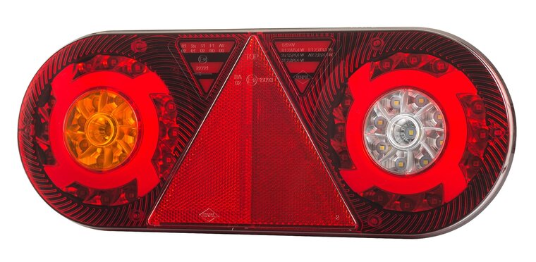 multifunctionele led achterlicht links - 12/24 volt - achterlamp - achterlicht - aanhanger achterlicht - horpol