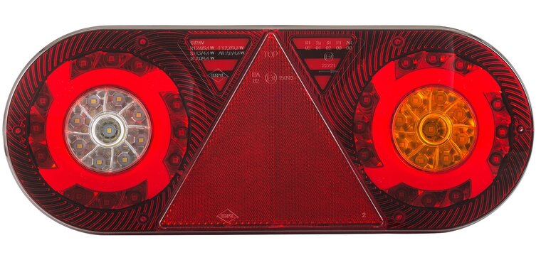multifunctionele led achterlicht rechts - 12/24 volt - achterlamp - achterlicht - aanhanger achterlicht - horpol
