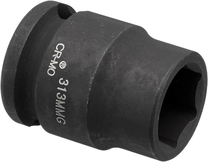 krachtdop 24 mm verlengd - 1/2 duims aansluiting - slagdop - impact dop - rateldop - dop - seneca