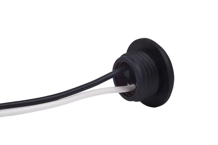 ronde zijmarkeringslamp 1 leds - contourlamp oranje - 12/24 volt - positielamp - horpol