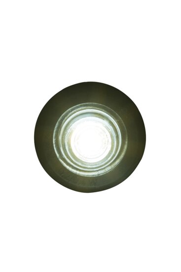 ronde zijmarkeringslamp 1 leds - contourlamp wit - 12/24 volt - positielamp - horpol
