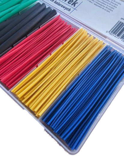 196 delig krimpkous set gekleurd - krimpkous - beschermmantel - geko