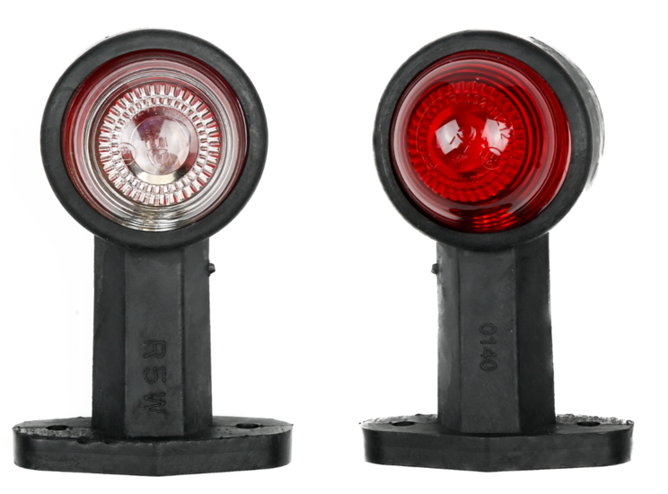 breedtelamp rechts 120mm - aanhanger zijlamp - zijlicht - breedtelicht