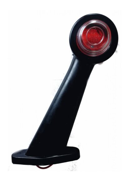 breedtelamp 45 graden 190mm - aanhanger zijlamp - zijlicht - breedtelicht