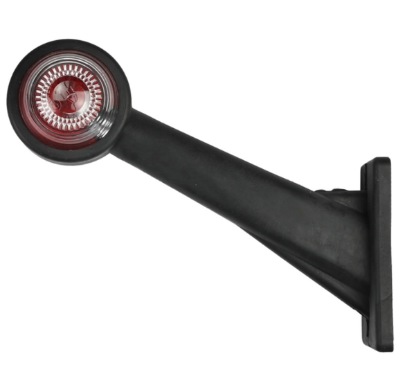 breedtelamp 190mm schuin - aanhanger zijlamp - zijlicht - breedtelicht - contourlamp
