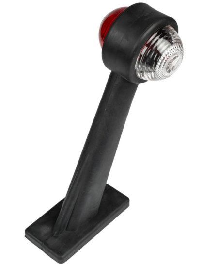 breedtelamp 190mm schuin - aanhanger zijlamp - zijlicht - breedtelicht - contourlamp